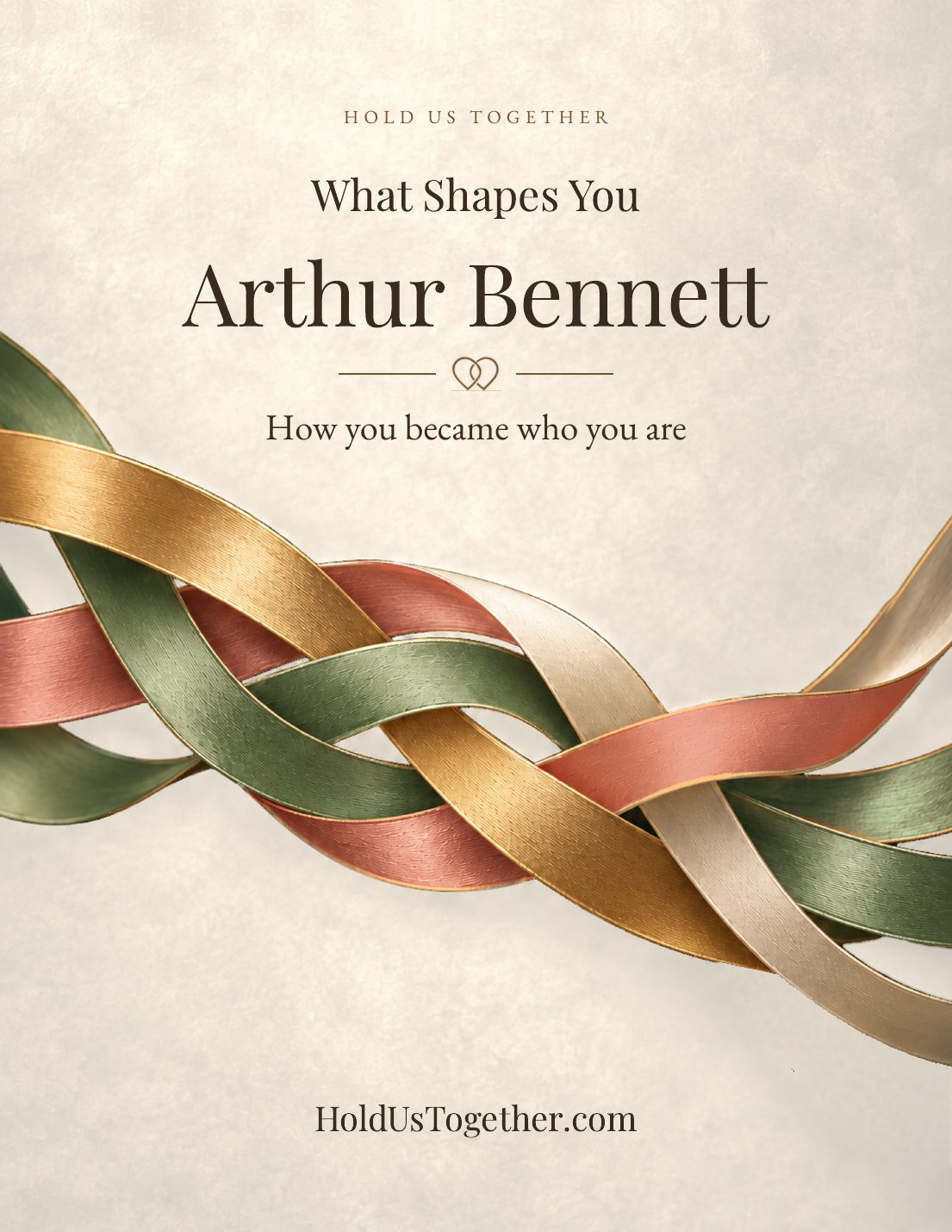 Sample cover: What Shapes You, featuring example storyteller Arthur Bennett